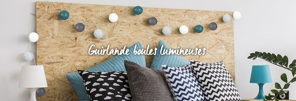 Guirlande boules lumineuses : evenenement shopping sur Jardindeco.com